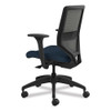 Solve Series Mesh Back Task Chair, Supports Up to 300 lb, 18" to 23" Seat Height, Midnight Seat, Charcoal Back, Black Base