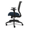 Solve Series Mesh Back Task Chair, Supports Up to 300 lb, 18" to 23" Seat Height, Midnight Seat, Charcoal Back, Black Base