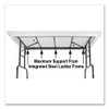 Adjustable Folding Tables, Rectangular, 72" x 30" x 22" to 32", Yellow Top, Black Legs, 4/Pallet