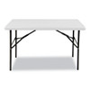 IndestrucTable Classic Folding Table, Rectangular, 48" x 24" x 29", Platinum IndestrucTable Classic Folding Table, Rectangular, 48" x 24" x 29", Platinum