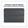 Lateral File, 2 Legal/Letter-Size File Drawers, Charcoal, 42" x 18.63" x 28"