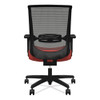 Convergence Mid-Back Task Chair, Synchro-Tilt and Seat Glide, Supports Up to 275 lb, Red Seat, Black Back/Base