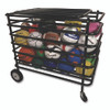 Ultimate Lockable Ball Locker, 24" x 44" x 39", Black