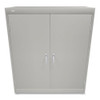 Assembled Storage Cabinet, 36w x 18.13d x 41.75h, Light Gray