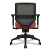 Solve Series Mesh Back Task Chair, Supports Up to 300 lb, 18" to 23" Seat Height, Bittersweet Seat, Charcoal Back, Black Base