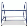 Heavy-Duty Deluxe Ball Cart, Metal, 132 lb Capacity, 17.5 x 38 x 35.75, Blue