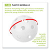 Plastic Baseballs, 9" Diameter, White, 12/Set