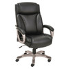 Alera Veon Series Executive High-Back Bonded Leather Chair, Supports Up to 275 lb, Black Seat/Back, Graphite Base