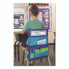 Chair Pocket, 15.5 x 18, Canvas, Blue/Teal/Lime