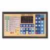 Tabletop Indoor Electronic Scoreboard, 24" x 16" x 10", Black Face, Red/Green/Yellow Graphics