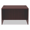 Alera Valencia Series Straight Front Desk Shell, 47.25" x 29.5" x 29.63", Mahogany