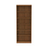 Alera Valencia Series Bookcase, Six-Shelf, 31.75w x 14d x 80.25h, Modern Walnut