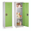 Steel Storage Locker, 1 Compartment, 15 x 15 x 48, Green