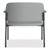 Accommodate Series Bariatric Chair with Arms, 33.5" x 21.5" x 32.5", Flint Seat, Flint Back, Charblack Legs