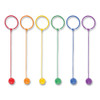 Swing Ball Set, 5.5" Diameter, Assorted Colors, 6/Set
