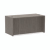 Alera Valencia Series Straight Front Desk Shell, 59.13" x 29.5" x 29.63", Gray