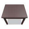 Laminate Occasional Table, Rectangular, 24w x 20d x 20h, Mahogany
