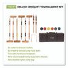 Deluxe Croquet Tournament Set, with Carry Bag