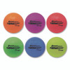 Rhino Skin Thermo Grip Dodgeball Set, 6.3" Diameter, Assorted Colors, 6/Set