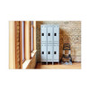 Double-Tier, Three-Column Locker, 36w x 18d x 78h, Two-Tone Gray