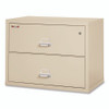 Insulated Lateral File, 2 Legal/Letter-Size File Drawers, Parchment, 37.5" x 22.13" x 27.75"