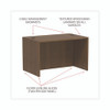 Alera Valencia Series Straight Front Desk Shell, 47.25" x 29.5" x 29.63", Modern Walnut