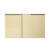 Assembled 78" High Heavy-Duty Welded Storage Cabinet, Four Adjustable Shelves, 36w x 24d, Putty