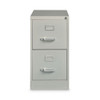Two-Drawer Economy Vertical File, Letter-Size File Drawers, 15" x 26.5" x 28.37", Light Gray