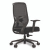 ProTask Executive Task Chair, Supports Up to 275 lb, 19.06" to 22.44" Seat Height, Black Seat/Back, Black Base