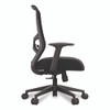 ProTask Executive Task Chair, Supports Up to 275 lb, 19.06" to 22.44" Seat Height, Black Seat/Back, Black Base