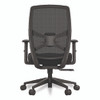 ProTask Executive Task Chair, Supports Up to 275 lb, 19.06" to 22.44" Seat Height, Black Seat/Back, Black Base