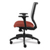 Solve Series Mesh Back Task Chair, Supports Up to 300 lb, 18" to 23" Seat Height, Bittersweet Seat, Fog Back, Black Base