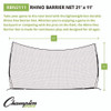 Rhino Flex Barrier Net, 21 ft  x 11 ft