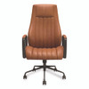 Industria 3-50L Ergonomic Bonded Leather Swivel Manager Chair, Supports Up to 275 lbs, 16.81" to 20.55" Seat Height, Brown