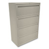 Brigade 700 Series Lateral File, 4 Legal/Letter-Size File Drawers, Putty, 36" x 18" x 52.5"