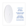 Polishing Floor Pads, 21" Diameter, White, 5/Carton