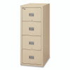 Patriot by FireKing Insulated Fire File, 1-Hour Fire Protection, 4 Legal/Letter File Drawers, Parchment, 17.75 x 25 x 52.75