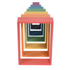 Wooden Rainbow Architect Rectangles - Set of 7 Wooden Rainbow Architect Rectangles - Set of 7