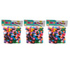 Creative Arts™ Pom-Poms, Assorted Colors/Sizes, 300 Per Pack, 3 Packs