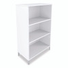 Essentials Laminate Bookcase, Three-Shelf, 28w x 15d x 45.6h, White