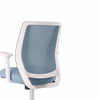 Alera Wessex Ergonomic Fabric Mesh Swivel Task Chair, Up to 275 lb, 17.09 to 20.83 Seat Height, Seafoam Seat/Back, White Base