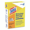 Steel Wool Soap Pads, 2.4 x 3, Steel, 15 Pads/Box, 12 Boxes/Carton