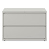 Lateral File, 2 Legal/Letter-Size File Drawers, Light Gray, 42" x 18.63" x 28"