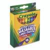 Ultra-Clean Washable Crayons, Large, Assorted, 16/Box Ultra-Clean Washable Crayons, Large, Assorted, 16/Box