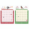 Academic Year Recycled Seasonal Wall Calendar, Illustrated Seasons Artwork, 12 x 16.5, 12-Month (July to June): 2024 to 2025