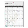 Recycled Wild Flower Wall Calendar, Wild Flowers Artwork, 12 x 16.5, White/Multicolor Sheets, 12-Month (Jan to Dec): 2025