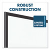 Classic Series Porcelain Magnetic Dry Erase Board, 60" x 36", White Surface, Black Aluminum Frame