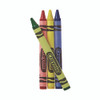 Classic Color Cello Pack Party Favor Crayons, 4 Colors/Pack, 360 Packs/Carton