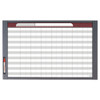 InView Custom Whiteboard, 36" x 24", White/Clear Surface, Graphite Gray Fiberboard (MDF) Frame