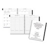 Executive Weekly/Monthly Planner Refill with 15-Minute Appointments, 11 x 8.25, White Sheets, 12-Month (Jan to Dec): 2025